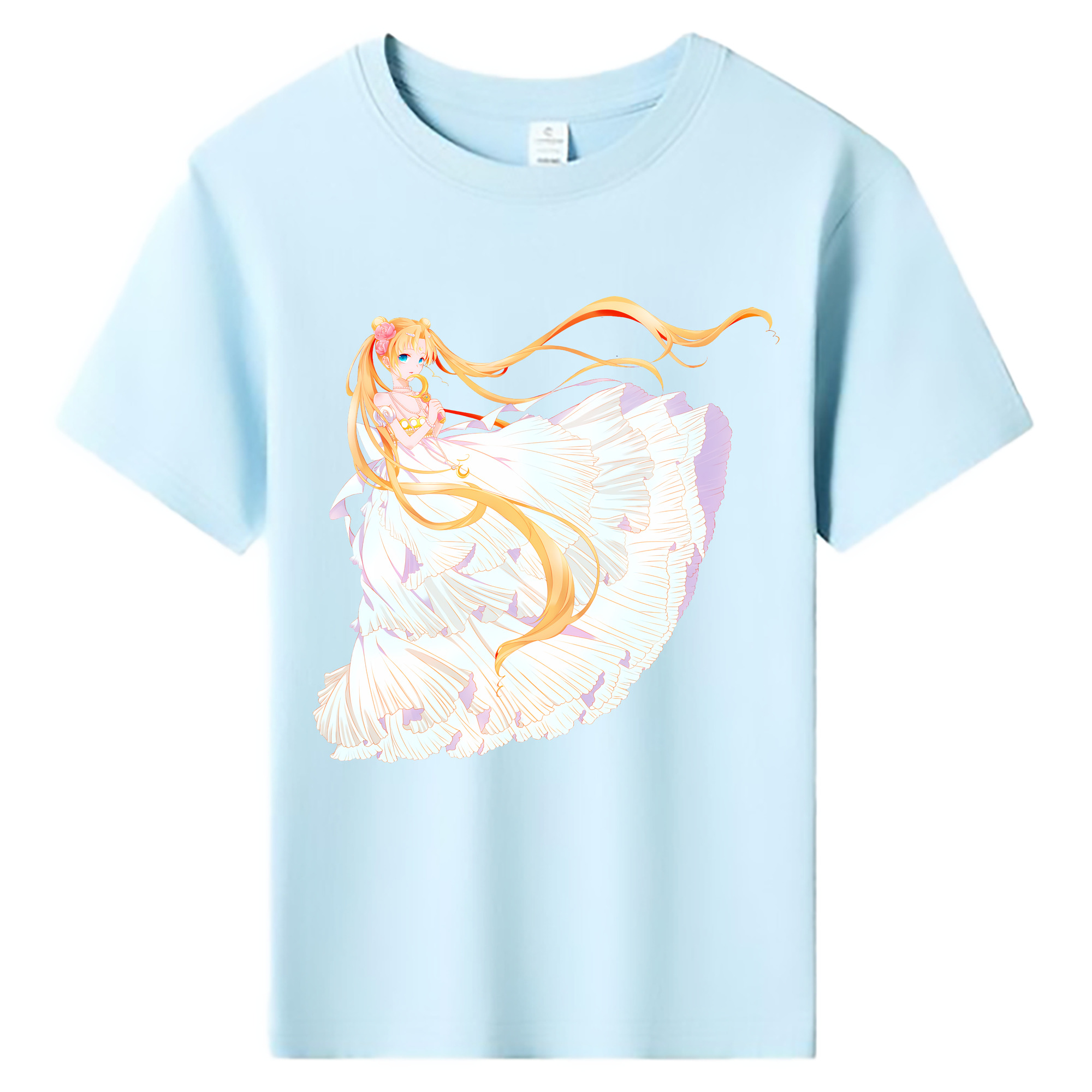 （画像用） 美少女戦士セーラームーン 愛野 美奈子 あいの みなこ Sailor Moon Aino Minako 綿100％キッズTシャツ（フロントプリント）